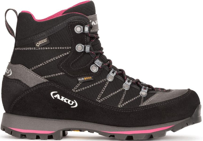 AKU Trekker L.3 Wide GTX naisten vaelluskengät, musta/vaaleanpunainen, view: 1