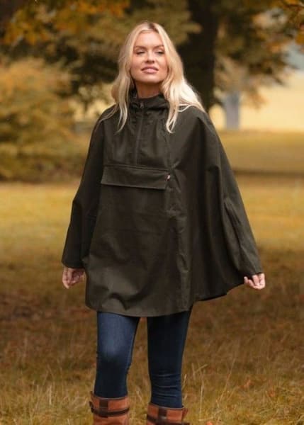 Fernley Cape naisten anorakki, unisex, Woodland, view: 2