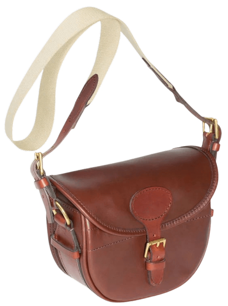 Leather Cartridge Bag patruunalaukku, Brown, view: 0