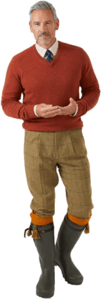 Streetly V-Neck Pullover lampaanvillainen pusero, viininpunainen, view: 4