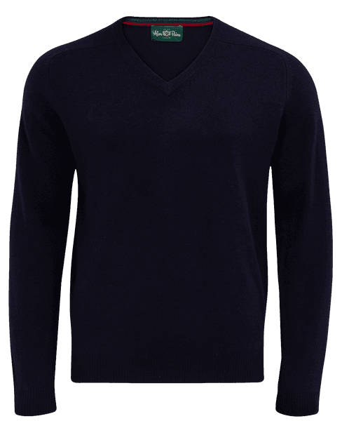 Streetly V-Neck Pullover villapaita, Navy, view: 0