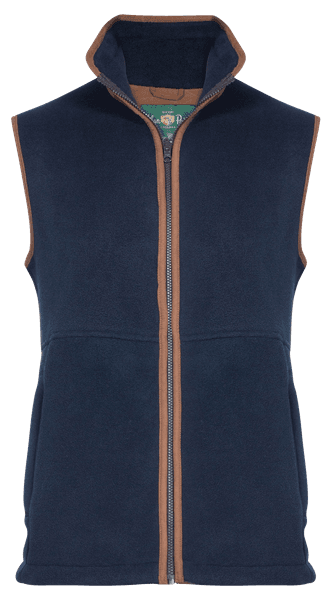 Aylsham Fleece Waistcoat fleeceliivi, Dark Navy, view: 0