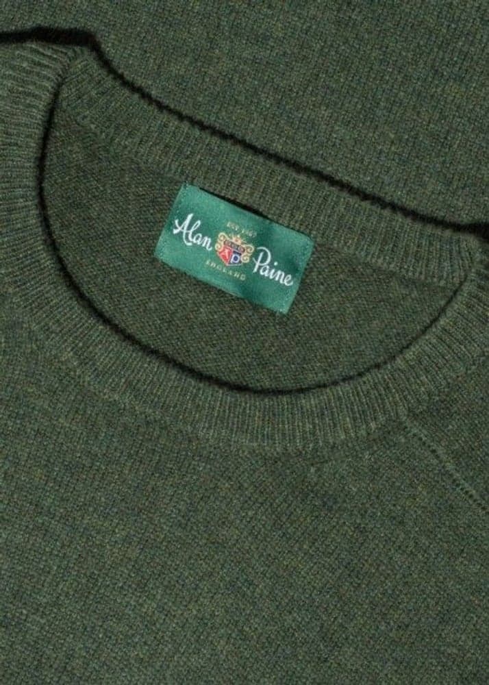 M's Lenzie Lambswool Crew Neck Rosemary, view: 2