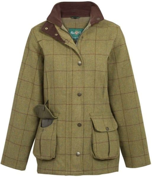 Rutland Ladies Waterproof Tweed Coat Lichen, view: 0