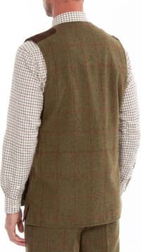M's Combrook Tweed Shooting Waistcoat Sage - view: 3