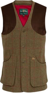 M's Combrook Tweed Shooting Waistcoat Sage - view: 0
