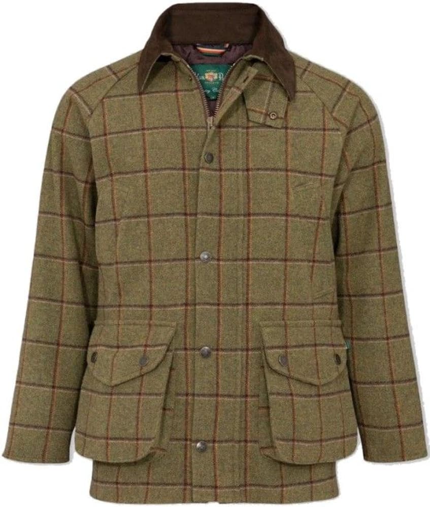 Surrey Waterproof Tweed Shooting Coat metsästystakki, vihreä, view: 0