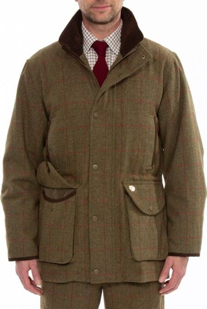 Combrook Waterproof Tweed Shooting Field Coat metsästystakki, Sage, view: 1