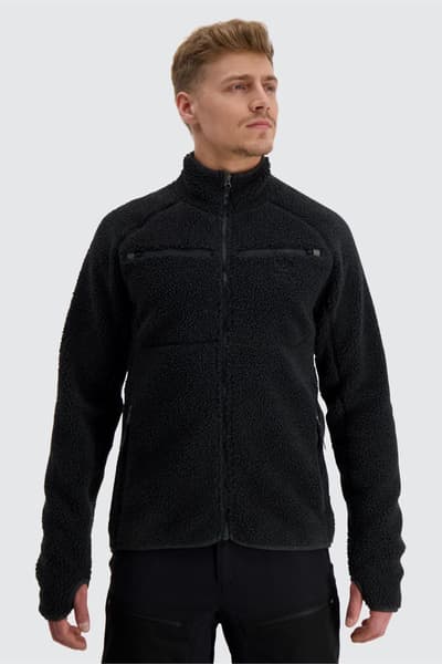 -miesten teddytakki, tummanharmaa, view: 3