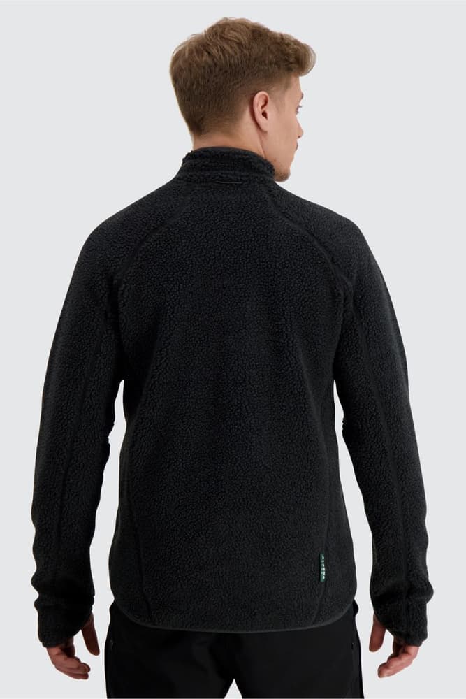 -miesten teddytakki, tummanharmaa, view: 4