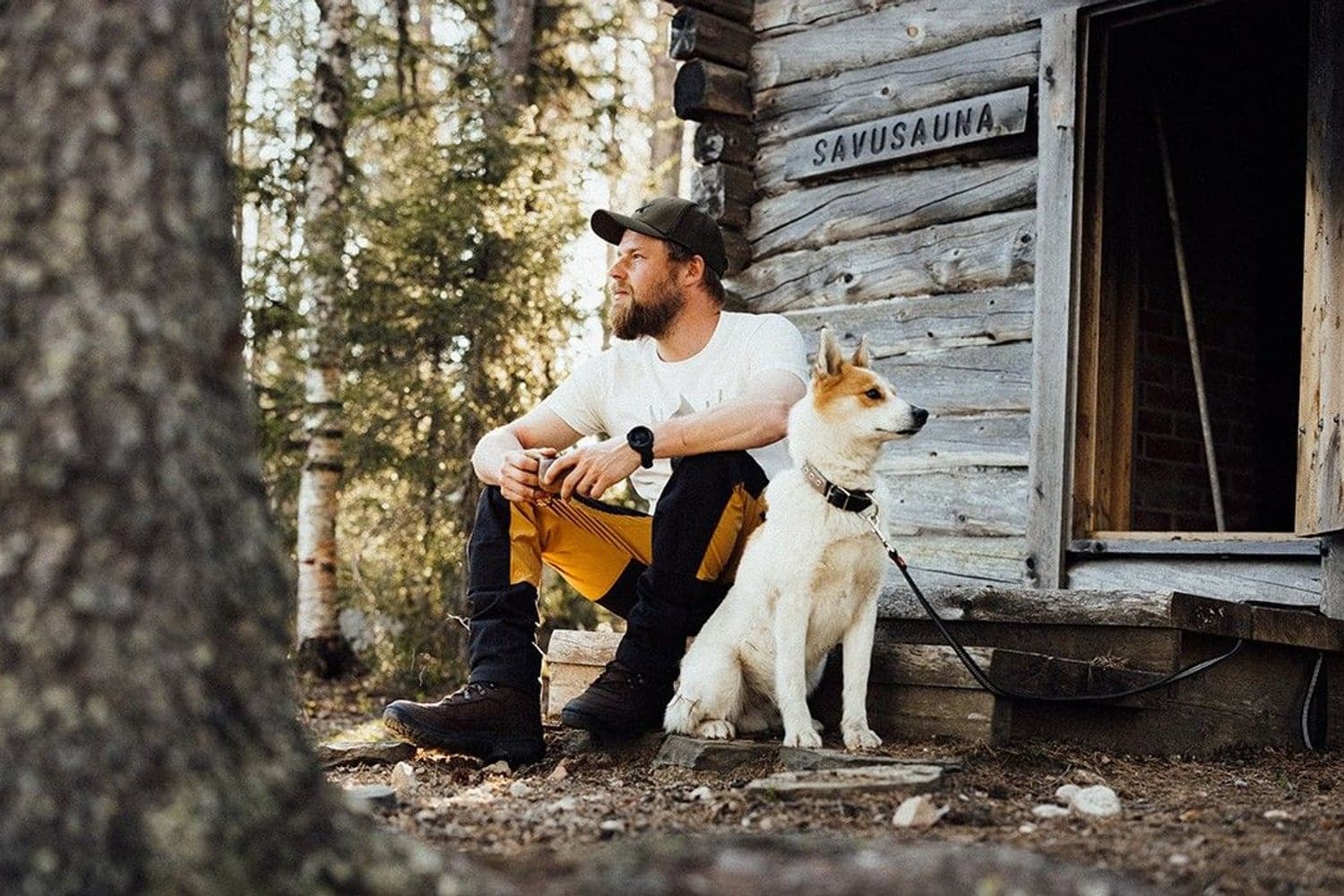 Cotton -t-paita, valkoinen, view: 4