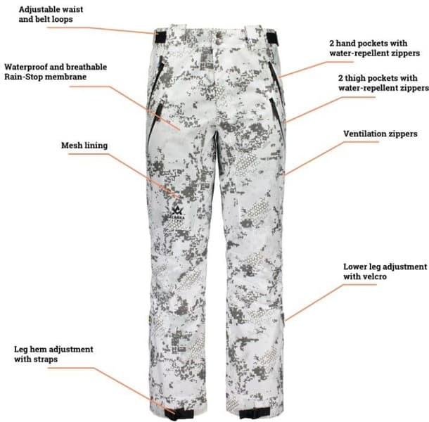 Superior 2 Pant BlindTech Snow metsästyshousut, lumicamo, view: 2