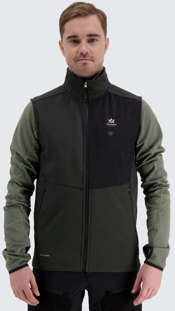 Heat System Vest lämpöliivi, vihreä/musta, view: 3