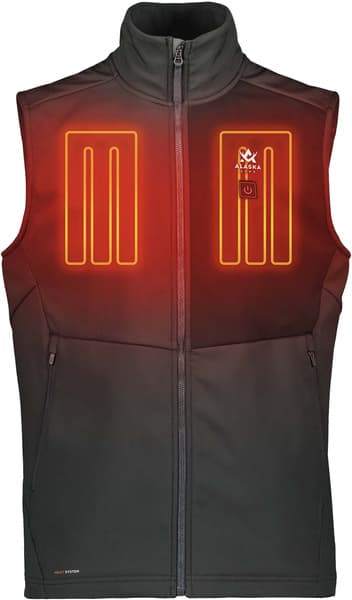 Heat System Vest lämpöliivi, vihreä/musta, view: 0