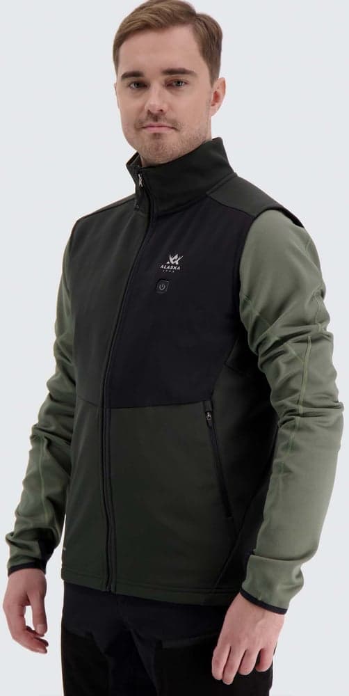 Heat System Vest lämpöliivi, vihreä/musta, view: 4