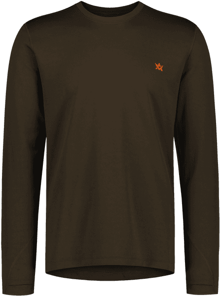 CoolDry LS T-Shirt paita, Brown, view: 0