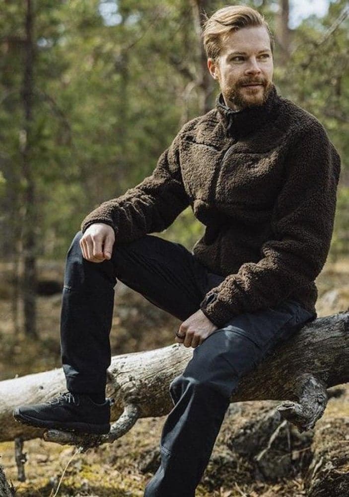 Teddy -miesten takki, Moss Brown, view: 2