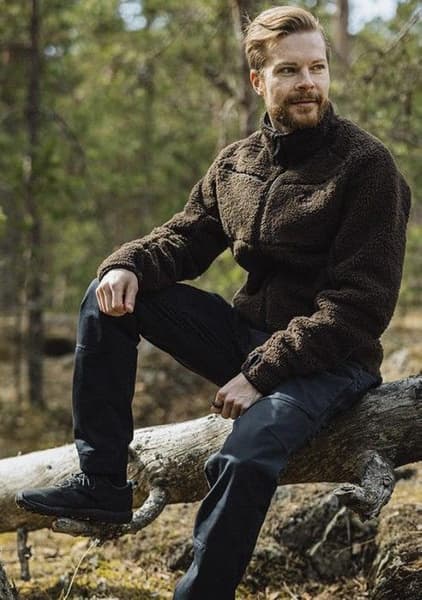 Teddy -miesten takki, Moss Brown, view: 2