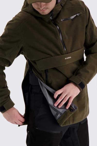 Performance anorakki, vihreäruskea, view: 6