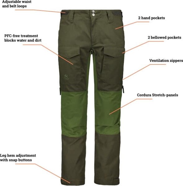 Ranger Cordura -miesten housut, vihreä, view: 2