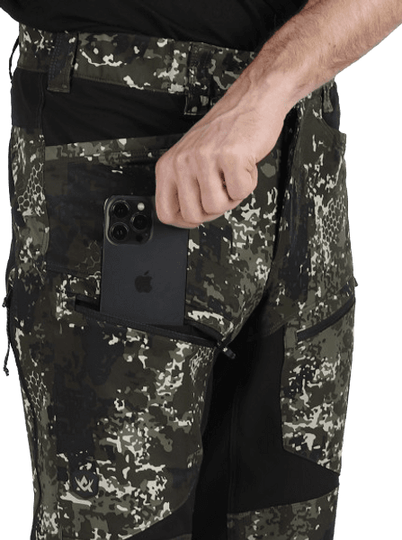 Chaser Stretch Pant housut, BlindTech Forest Camo, view: 4