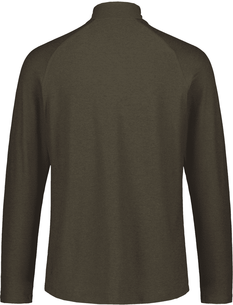 CoolDry Half-Zip Top paita, Moss Brown, view: 1