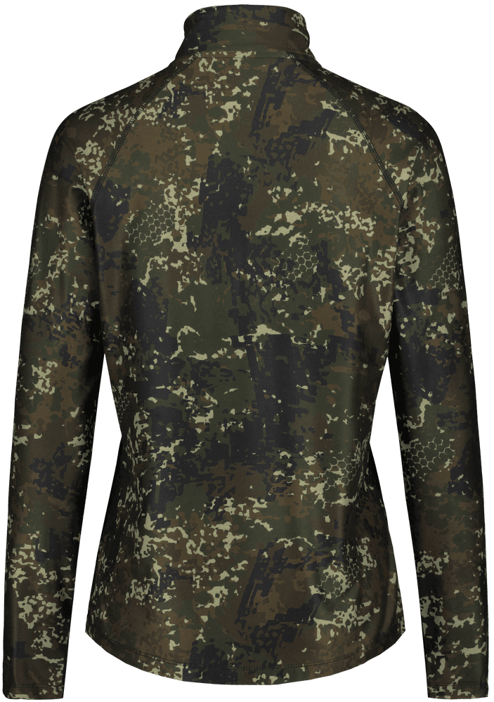 CoolDry Half-Zip Top naisten paita, BlindTech Invisible, view: 1