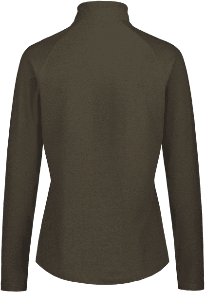 CoolDry Half-Zip Top naisten paita, Moss Brown, productDetailPage.view: 1