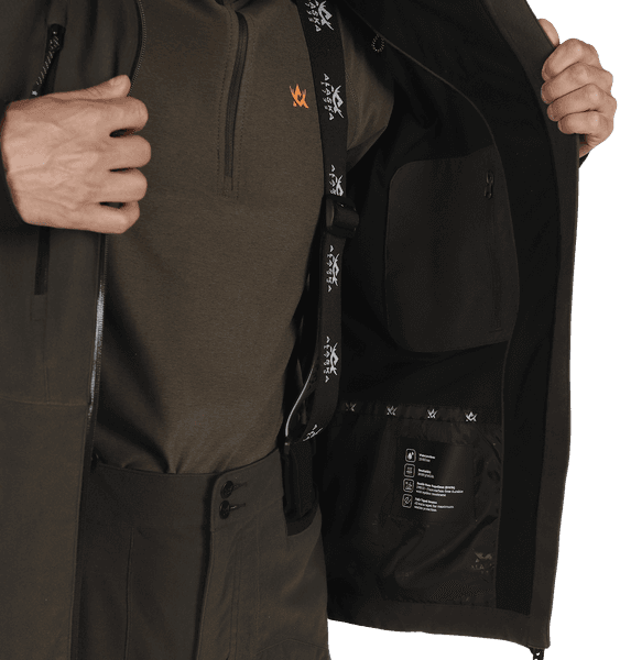 Superior Pro Jacket metsästystakki, Brown/Black, view: 7