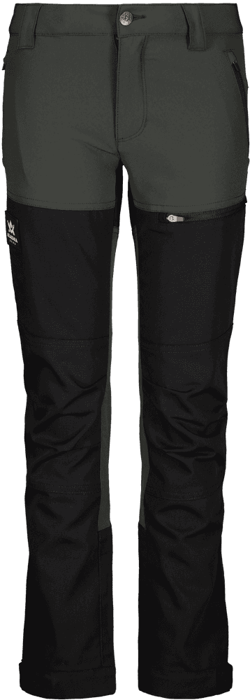Trekking Lite Pro Pant lasten ulkoiluhousut, tummanvihreä/musta, view: 0