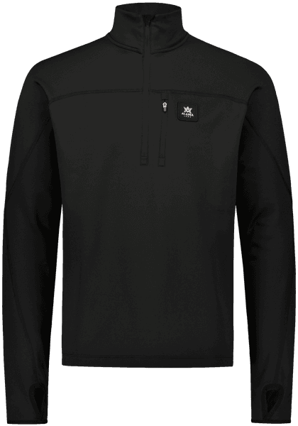 M's ThermoDry Half-Zip Top tekninen pusero, musta, view: 0