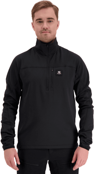 M's ThermoDry Half-Zip Top tekninen pusero, musta, view: 2