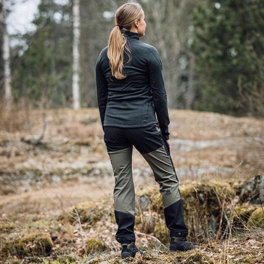 Trekking Lite Pro -naisten housut, Dark Olive / Grey, view: 2