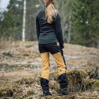 Trekking Lite Pro -naisten housut, Mustard / Grey - view: 2