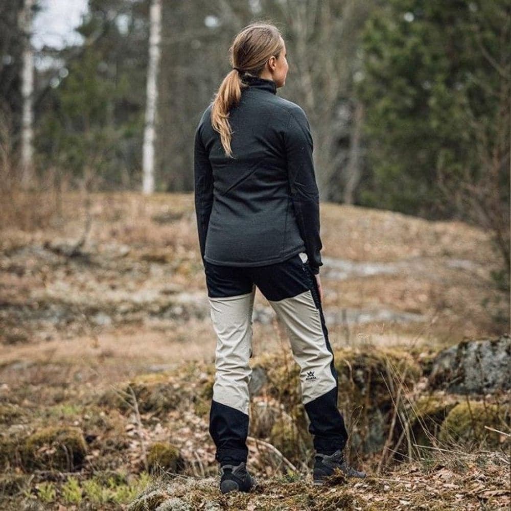 Trekking Lite Pro -naisten housut, Moss Grey / Black, view: 2