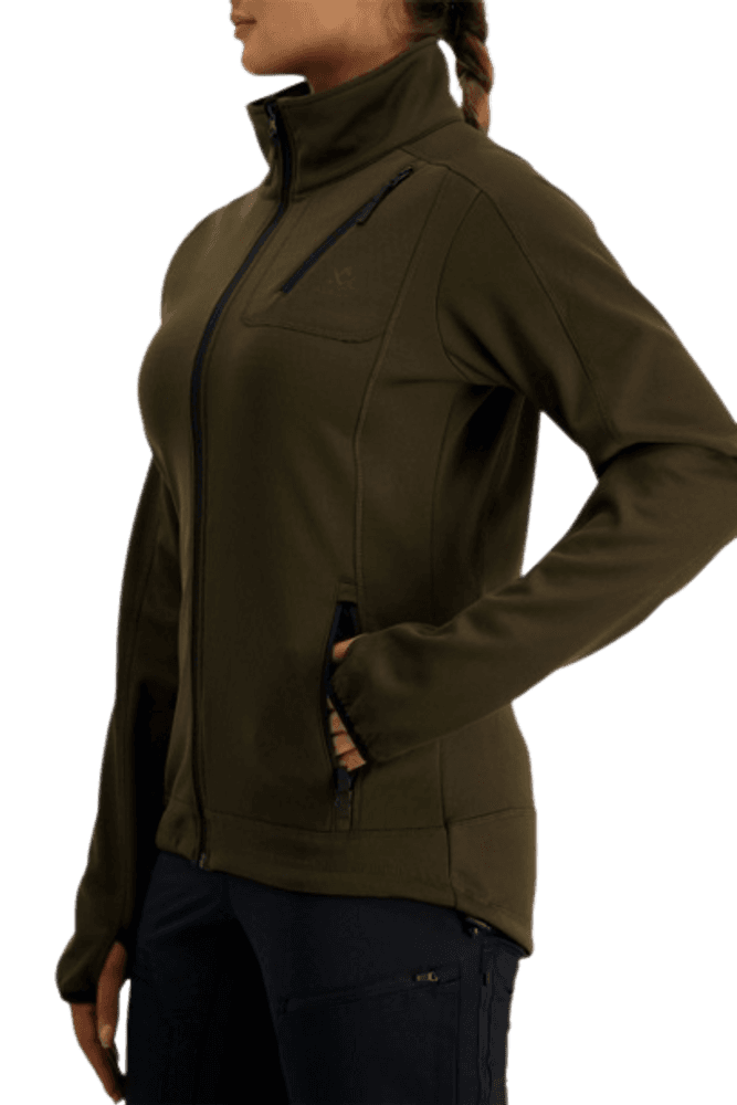 W`s Juneau Fleecetakki, Moss Brown, view: 2