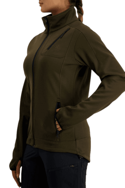 W`s Juneau Fleecetakki, Moss Brown, view: 2