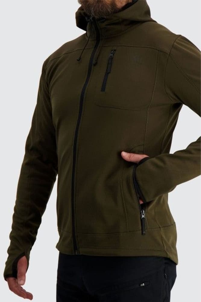 Sniper -miesten huppari, Moss Brown, view: 3