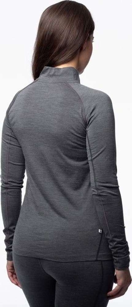 Merino Half-Zip -naisten aluskerrastopaita, harmaa, view: 2