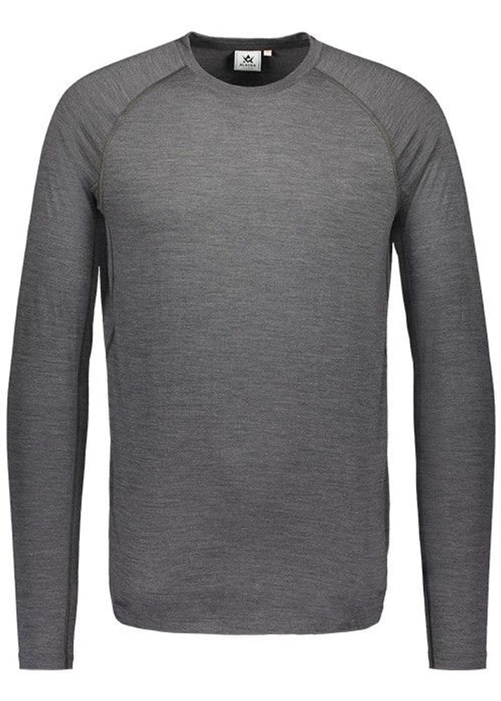 Merino Crewneck -miesten aluskerrastopaita, harmaa, view: 0
