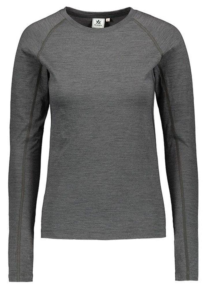 Merino Crewneck -naisten aluskerrastopaita, harmaa, view: 0