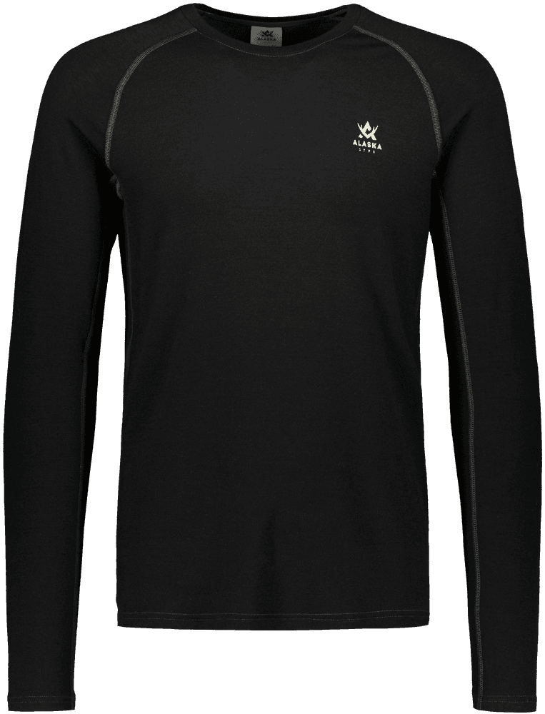 Superior Merino Base Layer kerrasto, musta, view: 1