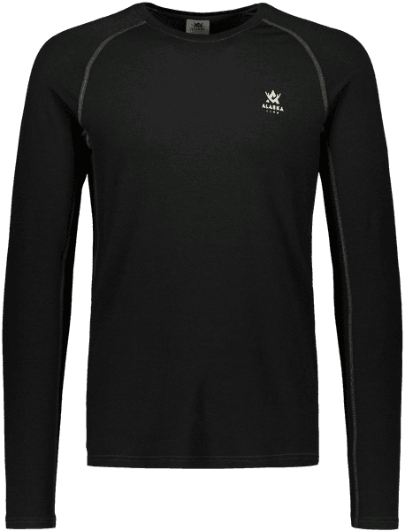 Superior Merino Base Layer kerrasto, musta, view: 1