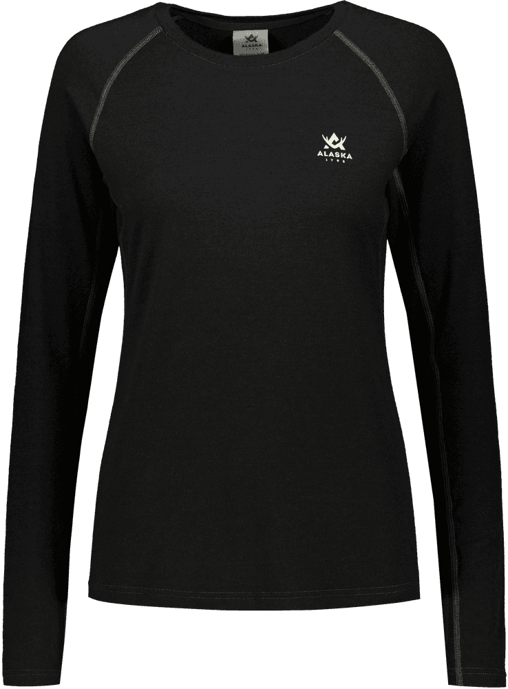 Superior Merino Base Layer naisten kerrasto, musta, view: 1
