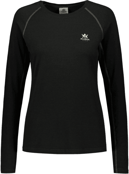 Superior Merino Base Layer naisten kerrasto, musta, view: 1