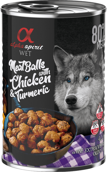 Meat Balls with Chicken and Turmeric märkäruoka, 400 g, view: 0