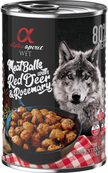 Meat Balls with Red Deer and Rosemary märkäruoka, 400 g, view: 0