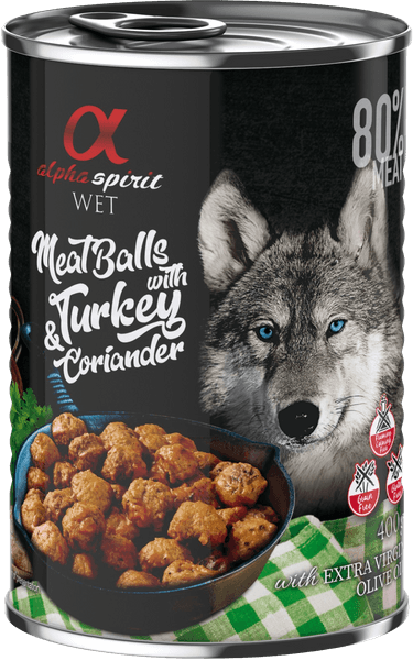 Meat Balls with Turkey and Coriander märkäruoka, 400 g, view: 0