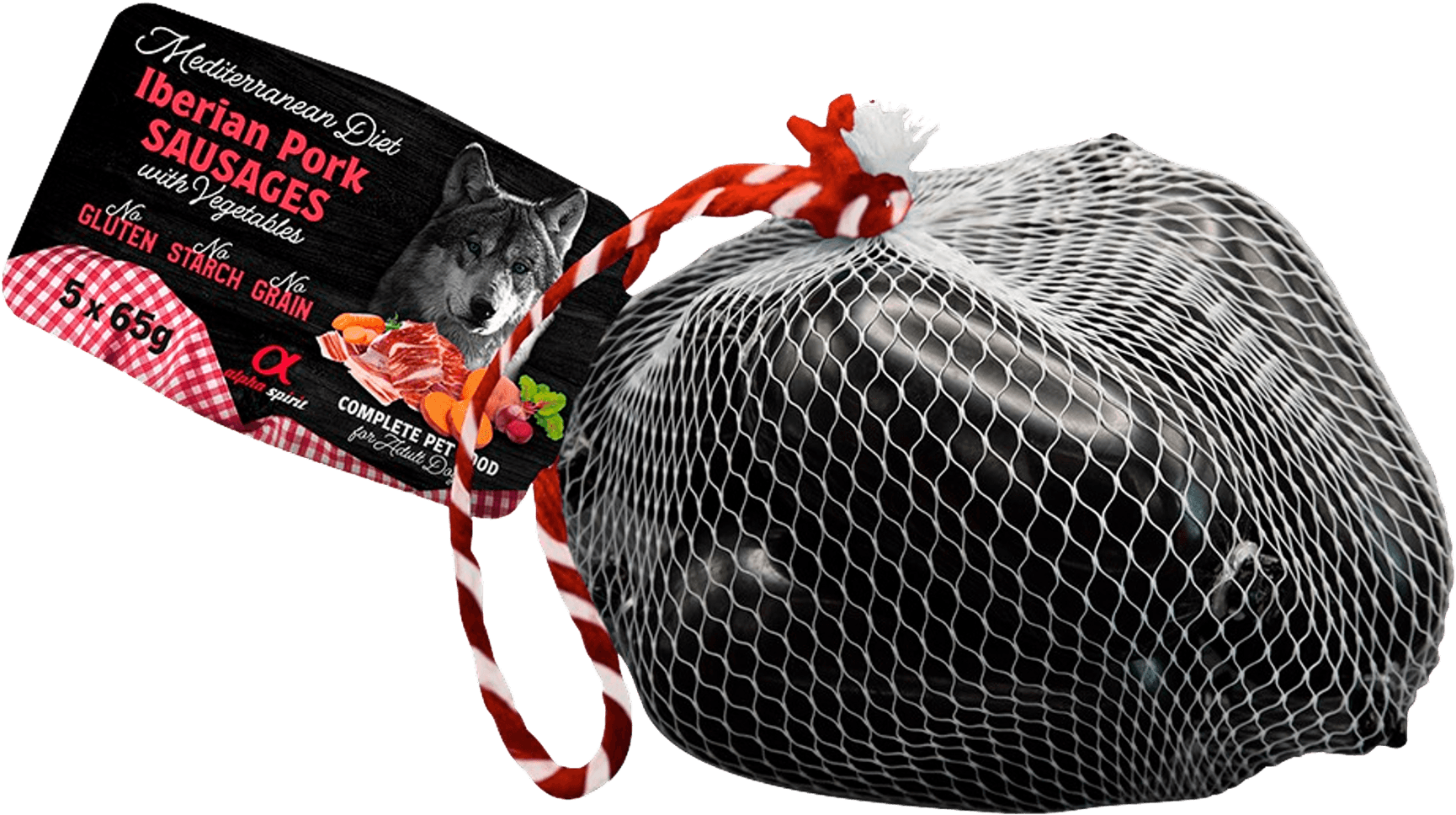 Mediterranean Ham Sausage with Vegs makkarat aikuisille koirille, 5 x 65 g, view: 0