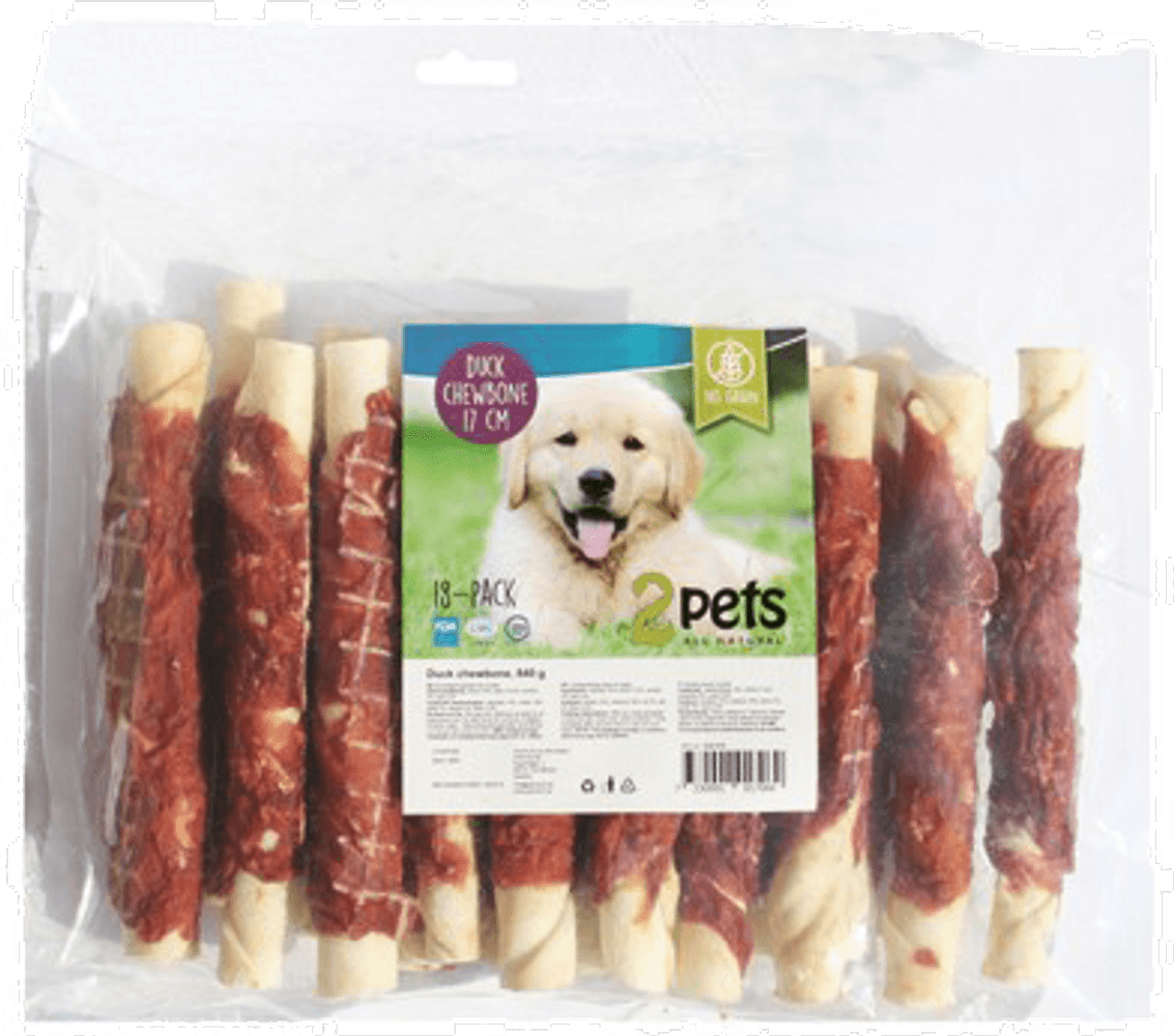 2pets Purutikku ankkafilee 17 cm 18-pack XL 840 g, view: 0
